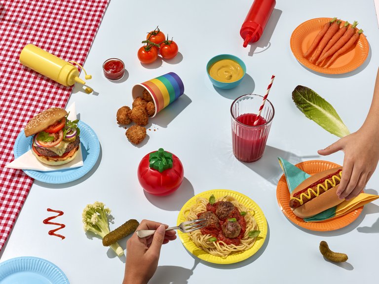 Uproar food on a table